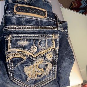 Rock Revival Bermuda Jean shorts